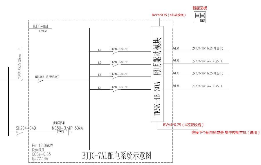 智能照明驅(qū)動模塊圖